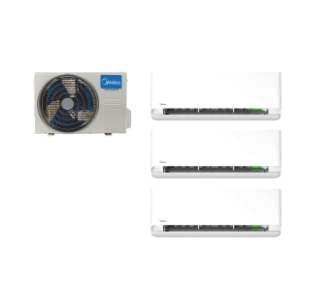 Multisplit Breezeless 2x9000+12000 BTUh con Wi-Fi