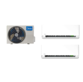 Multisplit Breezeless 9000 + 12000 BTUh con Wi-Fi