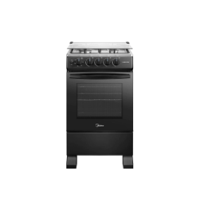 Cocina a Gas 4 Quemadores 20inch Negro