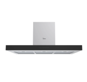 Campana de Cocina Decorativa Empotrable Gris 90cm